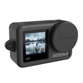 Custodia per fotocamera PGYTECH OSMO ACTION 3 custodia in silicone nera