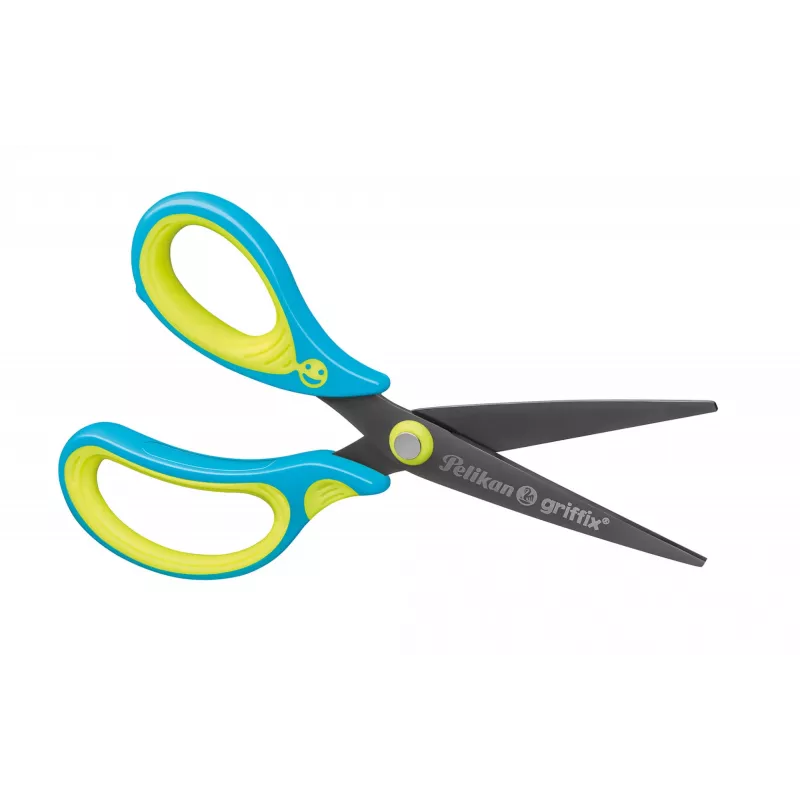 Forbici Pelikan 810296 taglio dritto blu lime