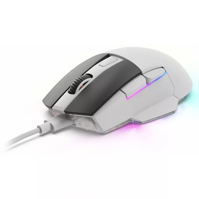 Sharkoon SGM50W mouse gaming per destrimani RF wireless + USB Type-A ottico 6400 DPI
