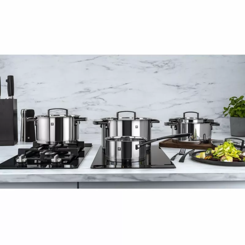 Zwilling BELLASERA set di pentole 5 pezzi, acciaio inox 18/10 (71160-005-0)