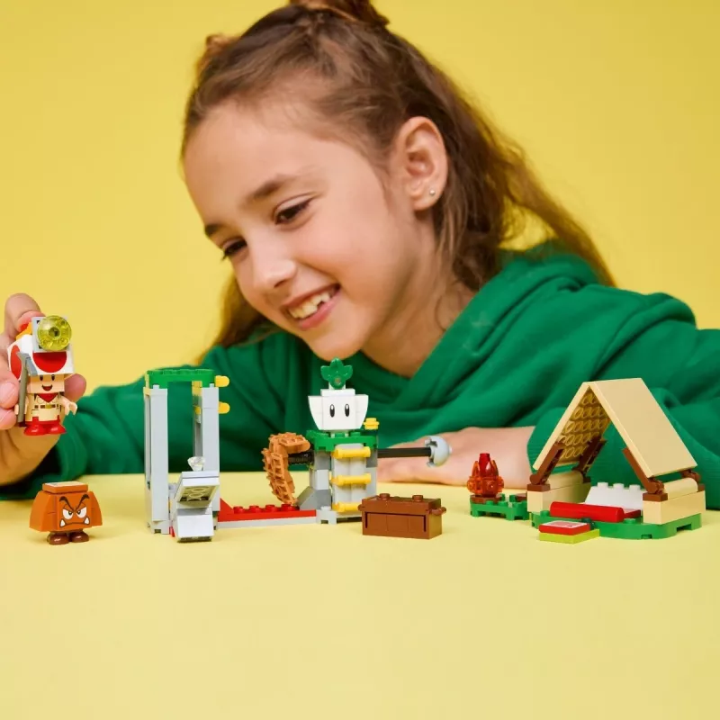 Giocattolo da costruzione LEGO Captain Toads Camp Set 72040 con funzioni interattive Super Mario