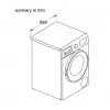 Lavasciuga Bosch WNA13401PL 8 kg / 5 kg 1400 giri/min bianco