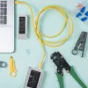 Pinza crimpatrice e taglia cavi QOLTEC 54381 — pinza crimpatrice per connettori di rete modulari e taglia cavi