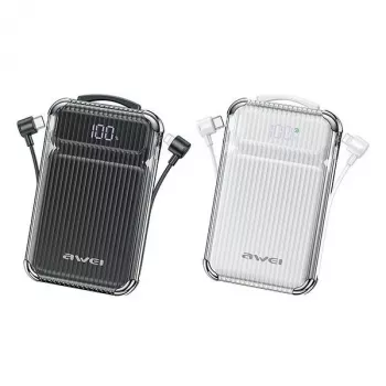 Powerbank 10000mAh 38,5 W P89K cavo integrato
