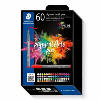 Brush Pen Staedtler Pigment Arts 60 pezzi