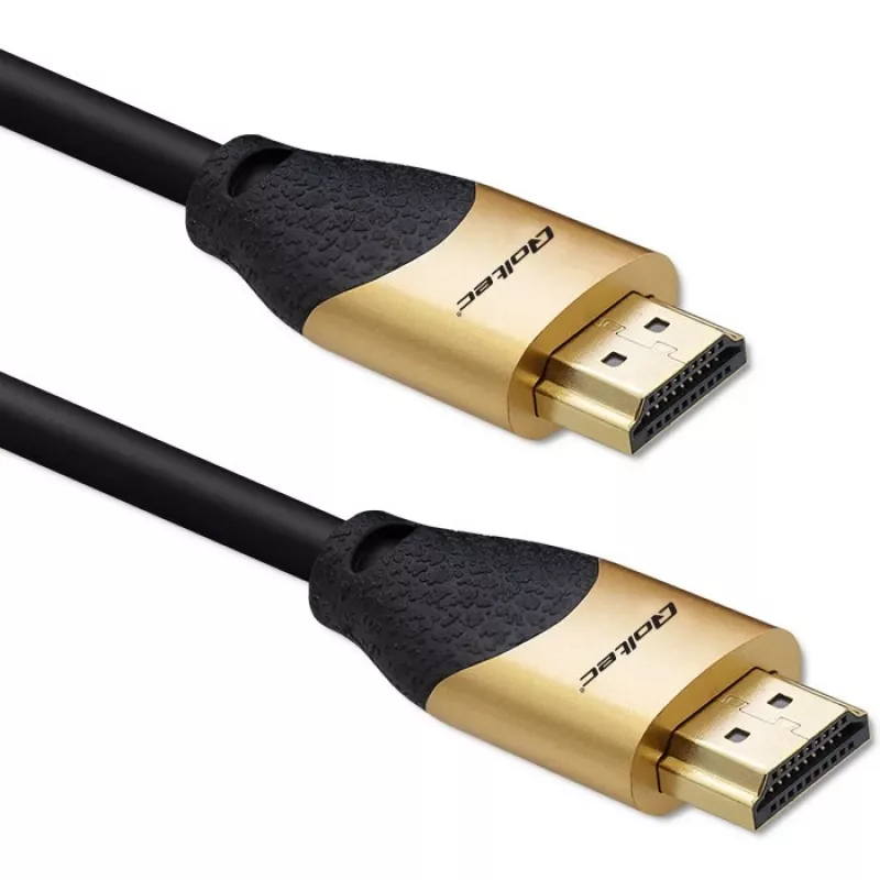 Qoltec 50355 cavo HDMI v2.1 Ultra High Speed 8K | 60Hz | 28AWG | GOLD | 2m