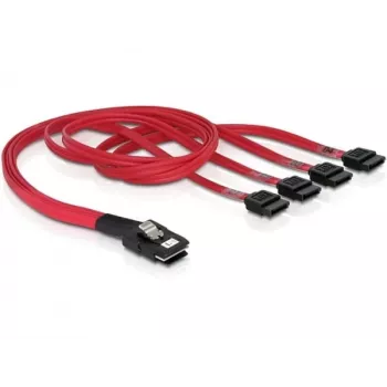 Delock - cavo SATA / SAS - 4 corsie - SATA (femmina) a 36 PIN 4iMini MultiLane (maschio) - 50 cm (83057)