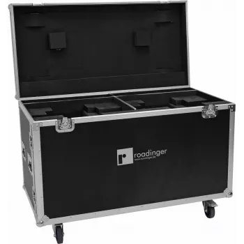 Flightcase Roadinger per 2× DMH-640 con ruote – valigia protettiva da trasporto