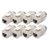 Digitus modulo keystone Cat. 6A schermato gestore cavi intelligente 8 pz.