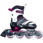Pattini in linea Muuwmi regolabili misura bambini 37–40, rosa/nero