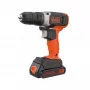 BLACK & DECKER | Trapano avvitatore a batteria | BCD001C2-QW | 18 V | 2x1,5 Ah | Litio