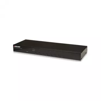 Intellinet switch KVM rackmount 8 porte, combo USB + PS/2, on-screen display, cavi inclusi (spina Euro 2 pin)