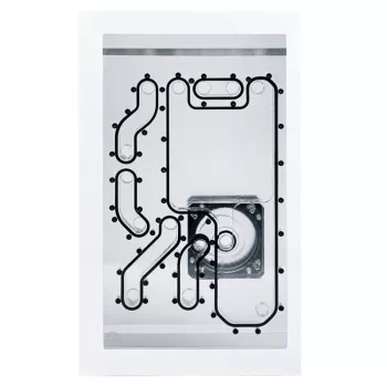 Pannello frontale Stealkey Customs per Lian Li O11D Mini MK2 — bianco (SW10011.1)