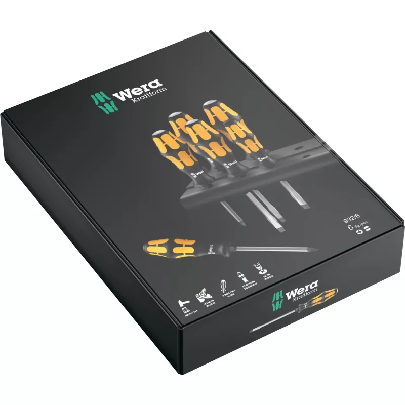 Cacciavite Wera 932/6 Kraftform set standard