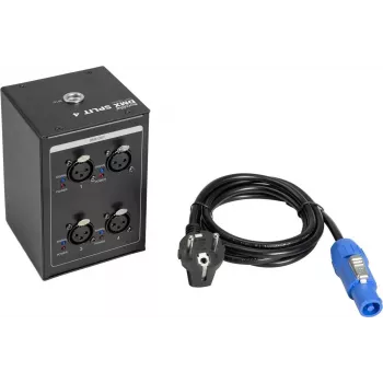 Splitter DMX EUROLITE DMX Split 4 Mini 3 poli con 4 uscite