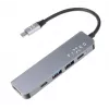 Hub USB-C FIXED FIXHU-MN-GR mini a 5 porte per laptop e tablet