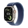 Apple Watch Ultra 3 GPS + Cellular 49mm cassa in titanio naturale con cinturino Trail Loop blu/blu brillante - S/M | Apple
