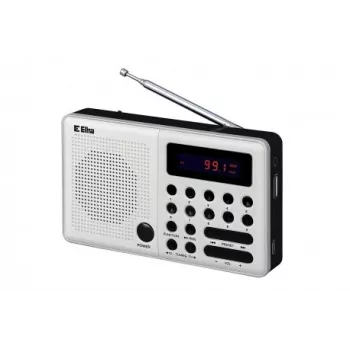 Eltra Radio Pliszka USB, FM bianco