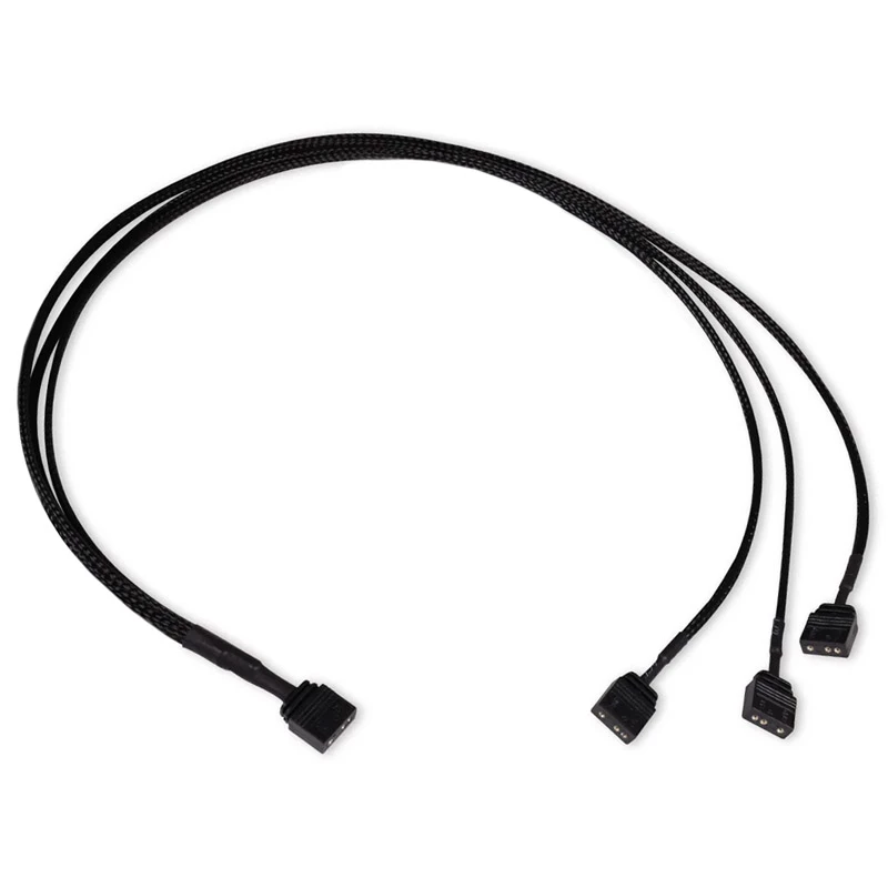 Cavo sdoppiatore a Y RGB Alphacool 18707 5V nero 600mm