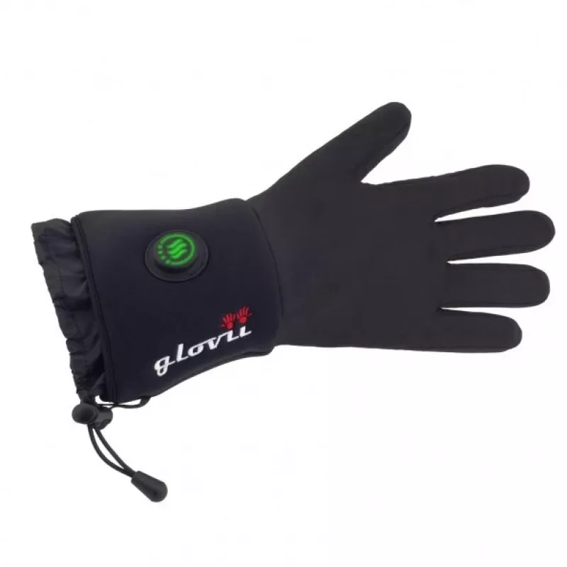 Guanti touchscreen riscaldati Glovii GLBXL, unisex, nylon/poliestere, polsini regolabili, a batteria