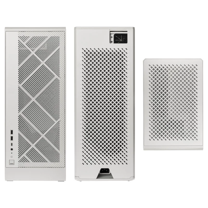 Case computer SilverStone ALTA G1M microATX, bianco