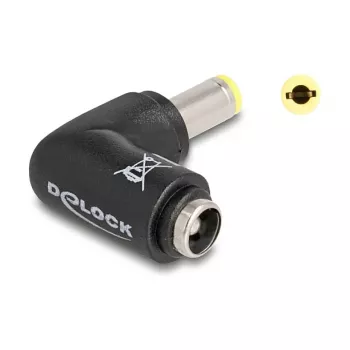 Connettore per cavi DeLOCK 80795 DC 5,5 x 2,1 nero maschio/femmina
