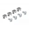 Staffa di montaggio DeLOCK 19 pollici 450x40mm 2 pezzi nero metallo