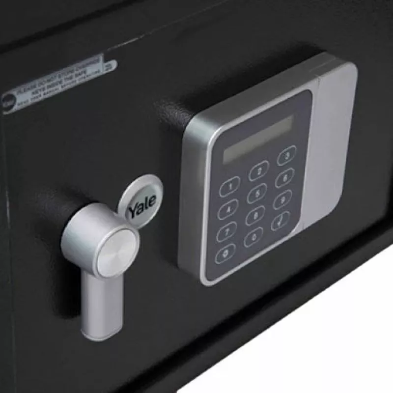 Cassaforte freestanding Yale YSG/200/DB2 — acciaio, combinazione, 8,6 L, 310×200×200 mm, nero