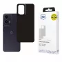 Custodia per cellulare 3MK per Motorola Moto G35 5G — finitura opaca, nera
