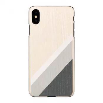 Custodia per cellulare man and wood per iPhone XS Max — abito grigio, nero