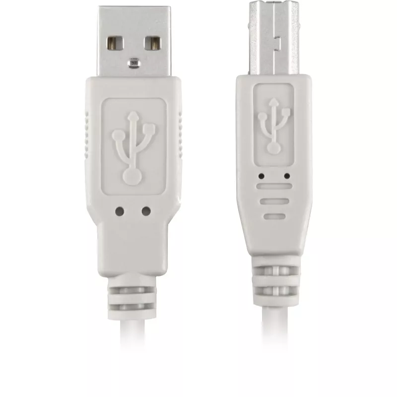 Cavo USB 2.0, connettore maschio USB-A > connettore maschio USB-B (grigio, 0,5 metri)
