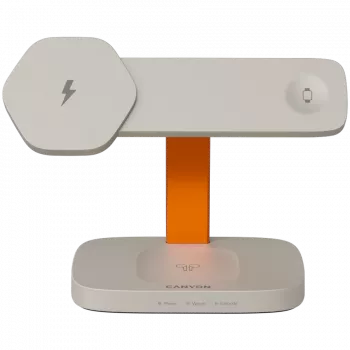 Canyon WCS-310 - Hexagon 310 - 3in1 - stazione di ricarica wireless Qi per 3 dispositivi contemporaneamente