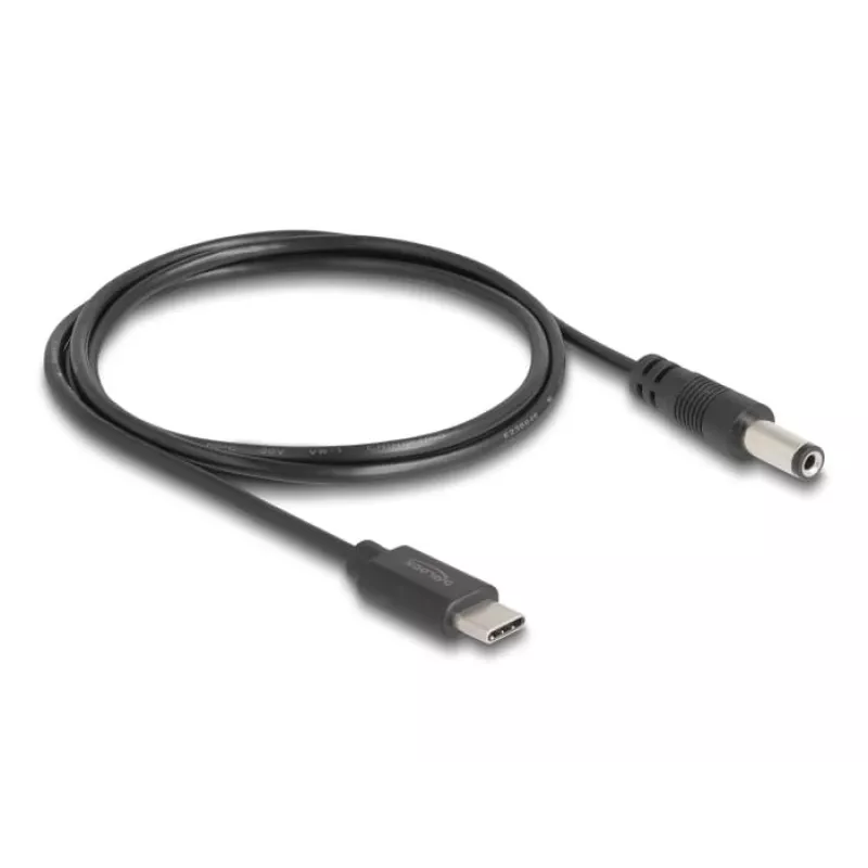 Cavo di alimentazione USB Type-C DeLOCK 1 m 5,5 x 2,1 mm connettore maschio 5 V 1,5 A