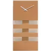 NeXtime orologio da parete 2855co Bold Stripes, 38x19 cm, da parete, rame