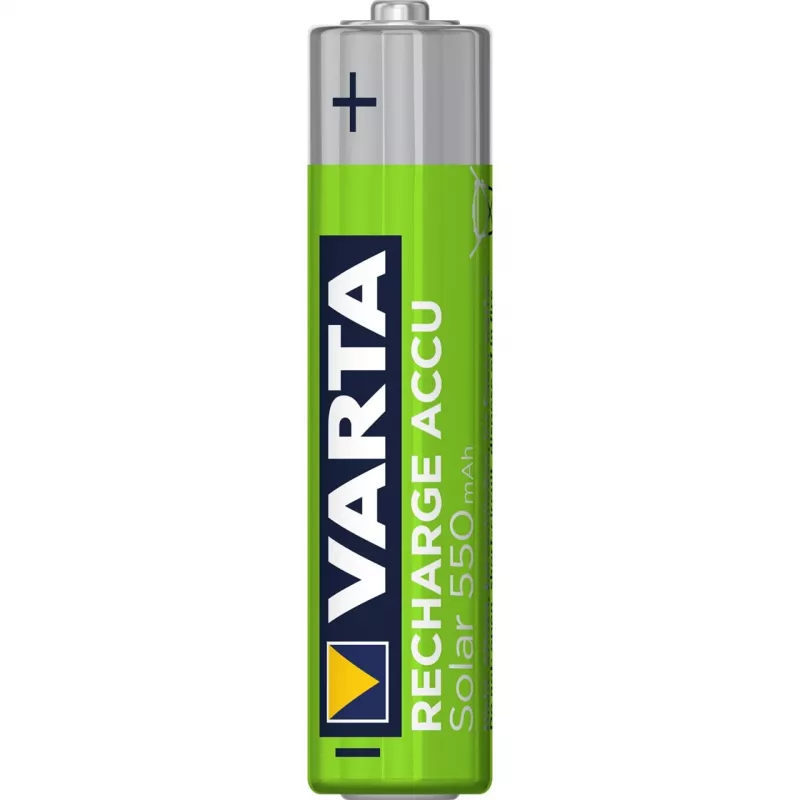 Batterie ricaricabili Varta Recharge Accu Solar AAA 550 mAh NiMH, 2 pz. (56733101402)