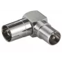 Adattatore per cavo Microconnect COAXADAPTERA coax argento