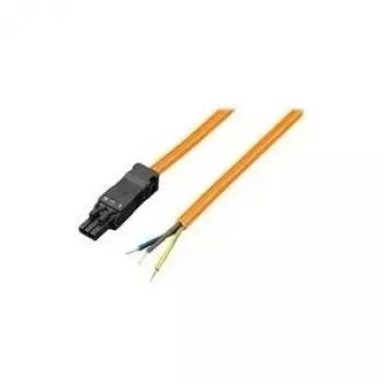 Rittal SZ 2500.500 Cavo di collegamento per lampada di sistema LED, 100-240 V, 3 m, arancione