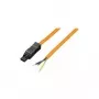 Rittal SZ 2500500 cavo di collegamento per lampada di sistema LED, 100-240 V, 3 m, arancione
