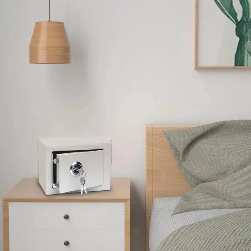 Extralink Home | Cassaforte per casa | Ufficio, portachiavi, cassaforte, bianco, S-404