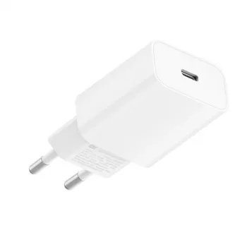 Caricabatterie USB-C 20W Secure Quick Charge originale Xiaomi AD201EU bianco