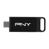 PNY Elite, 128 GB, USB Type-C, 3.2 Gen 1 (3.1 Gen 1), 120 MB/s, Dia, Nero