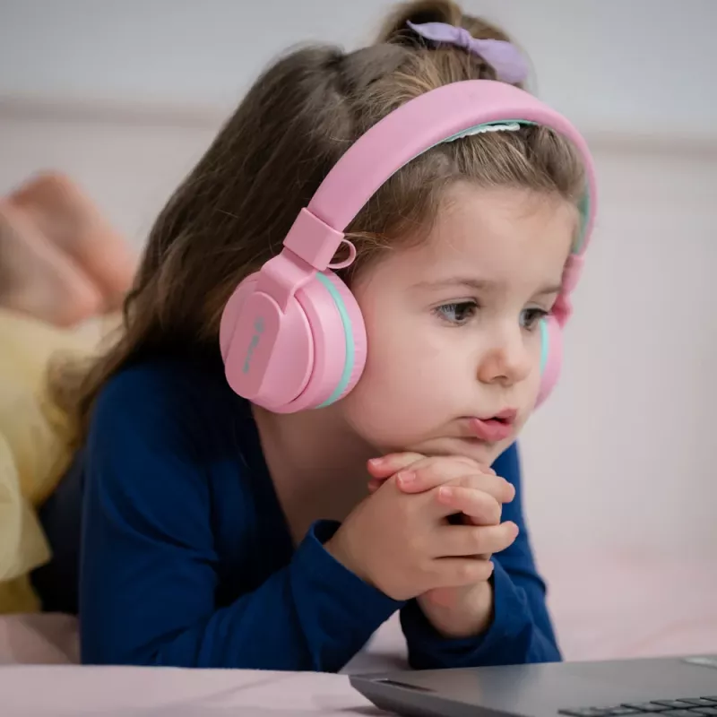 Cuffie Tellur Buddy Bluetooth over-ear rosa