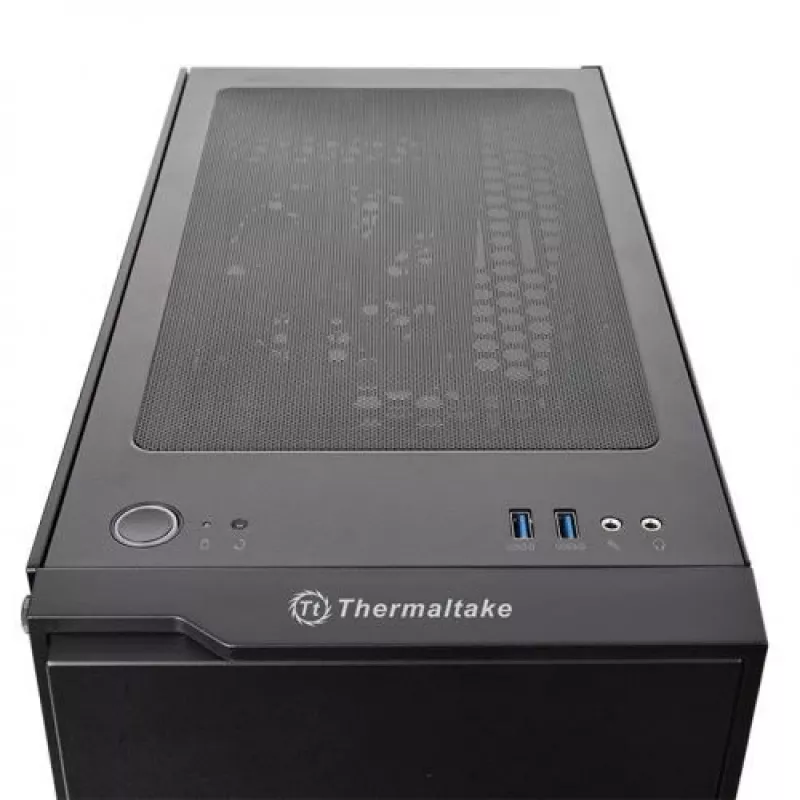 Thermaltake H100 TG MIDI Tower nero