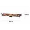 Beper 90.386 griglia teppanyaki, piastra antiaderente 70,5 x 23,5 cm, 1800 W, nera