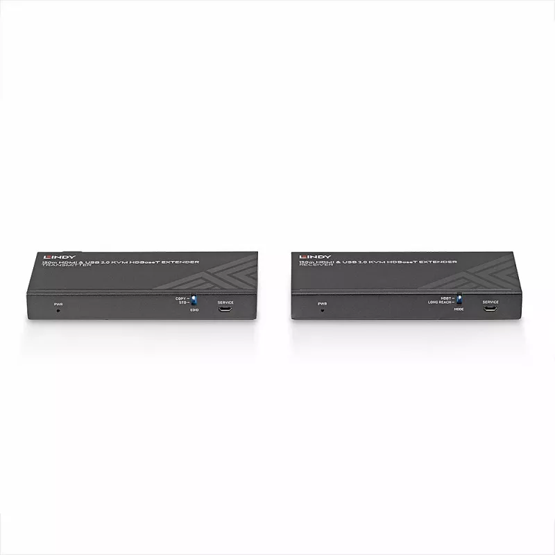 Lindy 150m Cat.6 HDMI 4K60, USB 2.0 e IR HDBaseT extender KVM