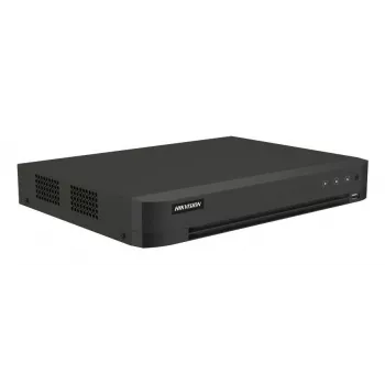 DVR Hikvision Pro Series 8 canali 5 MP 1U H.265 AcuSense, 8 ingressi, Gigabit Ethernet, HDD 12 TB, 12 V, 24 W