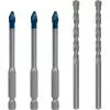 Bosch EXPERT HEX-9 HardCeramic set di punte 5 pezzi