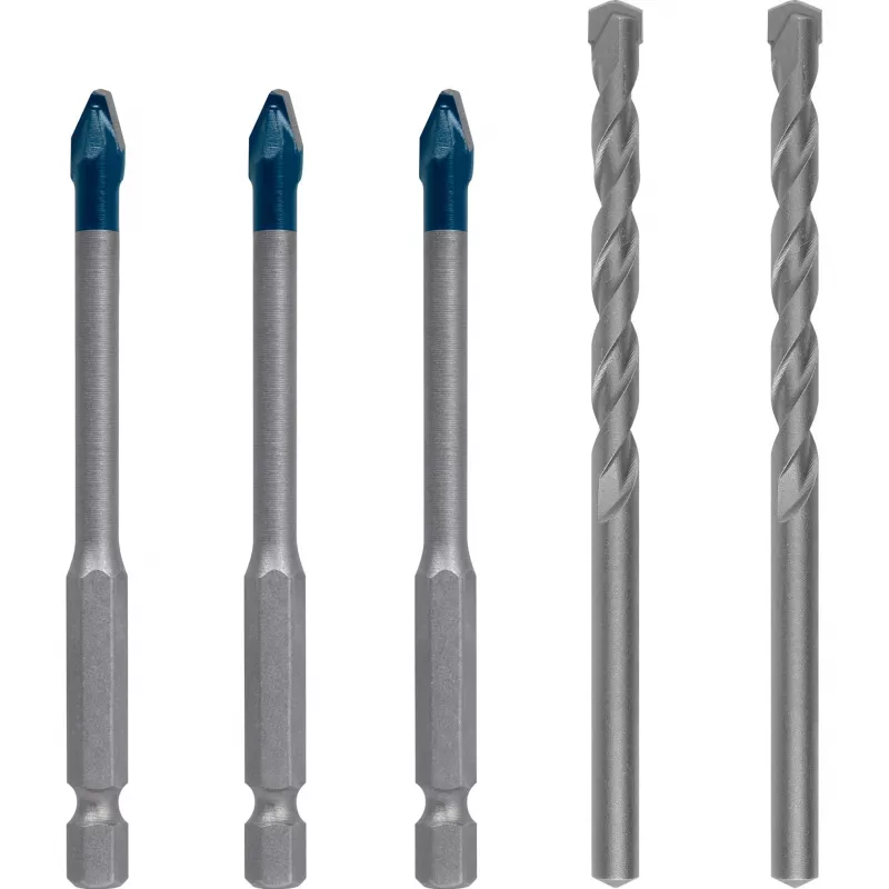 Bosch EXPERT HEX-9 HardCeramic set di punte 5 pezzi