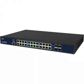 Switch PoE+ ALLNET 24+4P ALL-SG8626PM — 24x 10/100/1000 + 4x uplink, PoE+