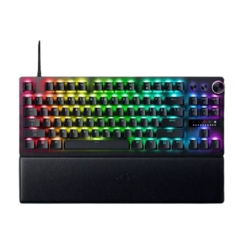 Razer Huntsman V3 Pro Tenkeyless 8KHz | Tastiera da gaming | Cablata | US | Nero | USB Type-C | Razer Analog Optical Switch Gen-2